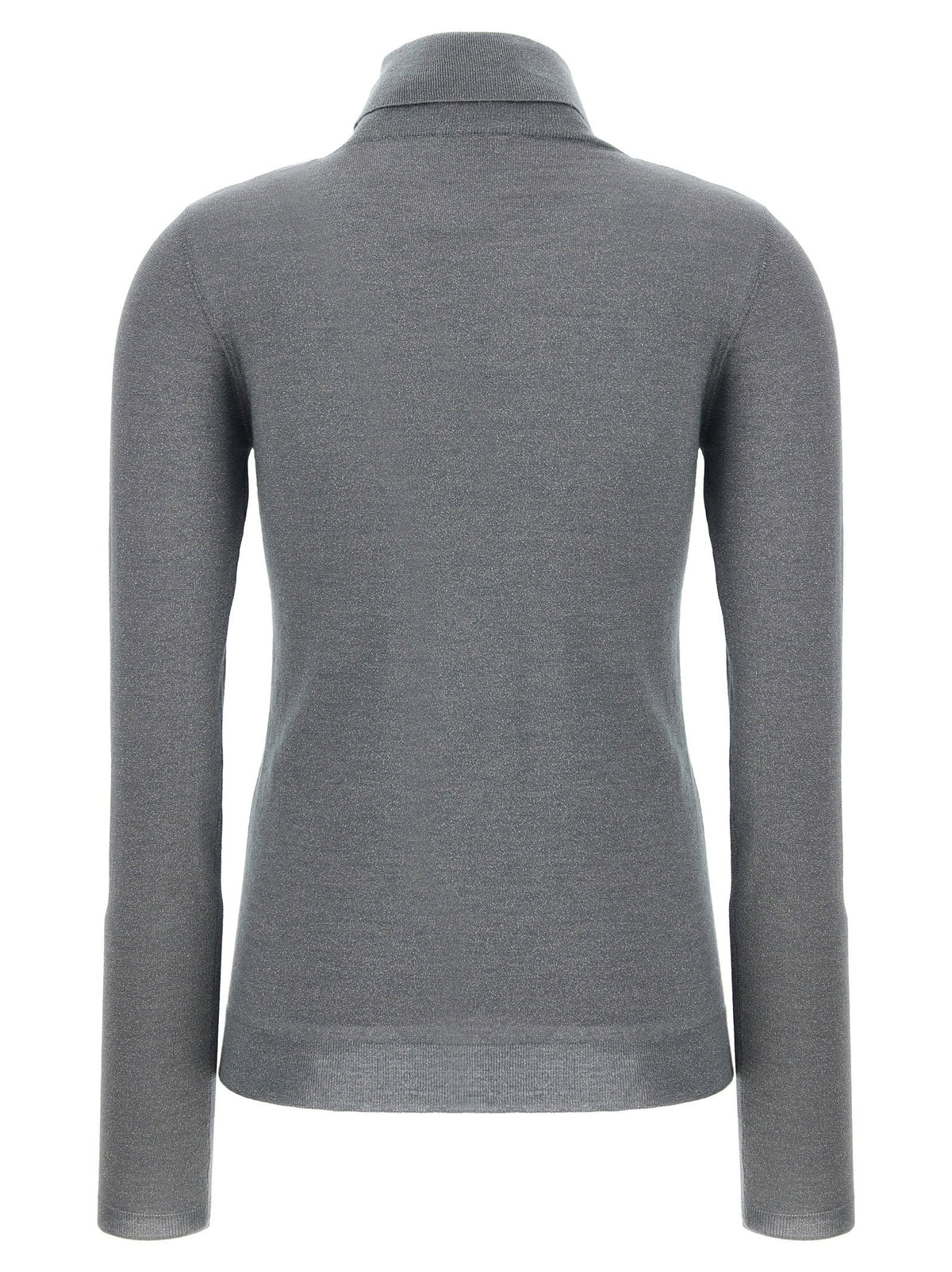 Brunello Cucinelli Sparkling Turtleneck Sweater Gray