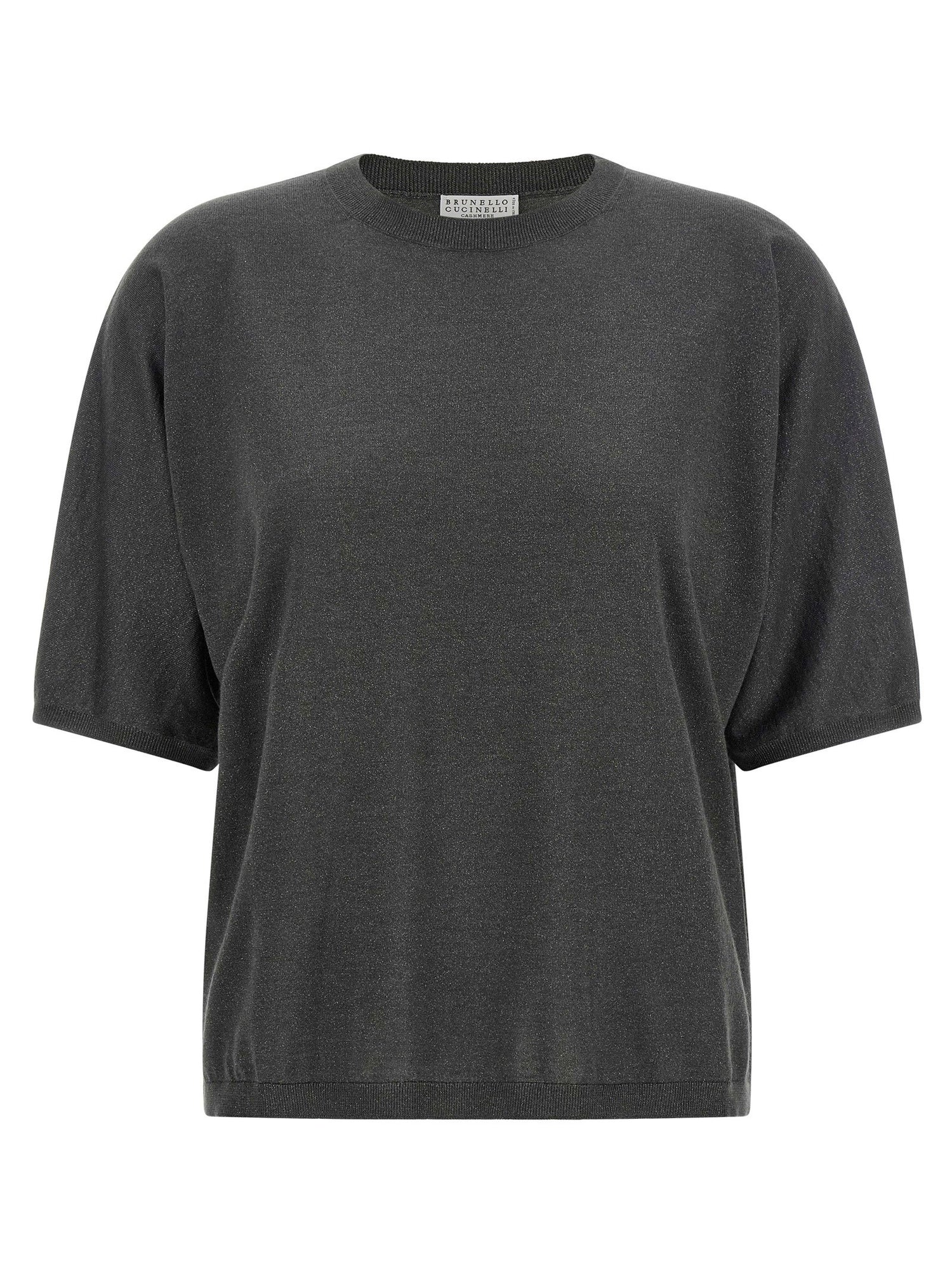 Brunello Cucinelli Sparkling Sweater Gray