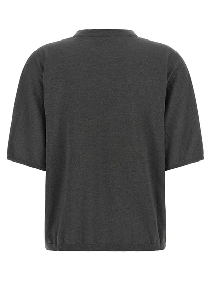 Brunello Cucinelli Sparkling Sweater Gray