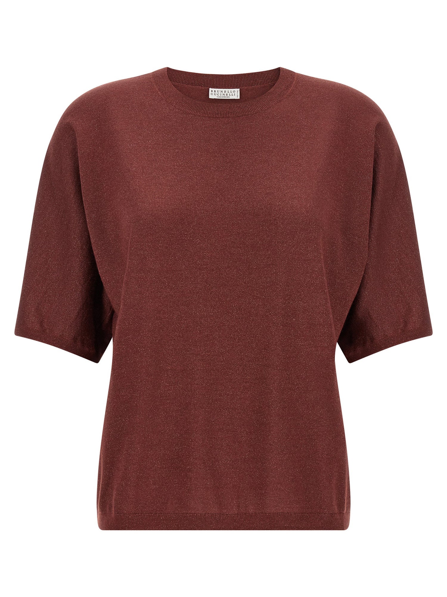 Brunello Cucinelli Sparkling Sweater Bordeaux