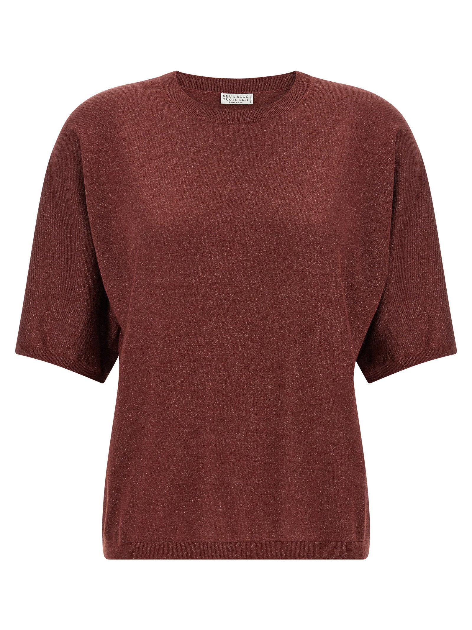Brunello Cucinelli Sparkling Sweater Bordeaux