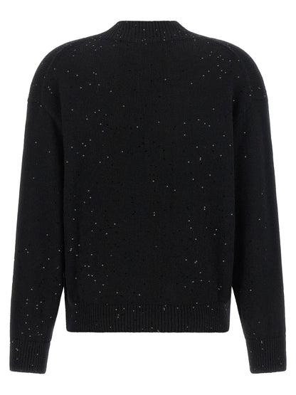 Brunello Cucinelli Diamante Sweater Black