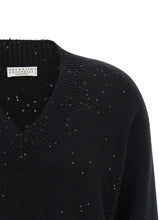 Brunello Cucinelli Diamante Sweater Black