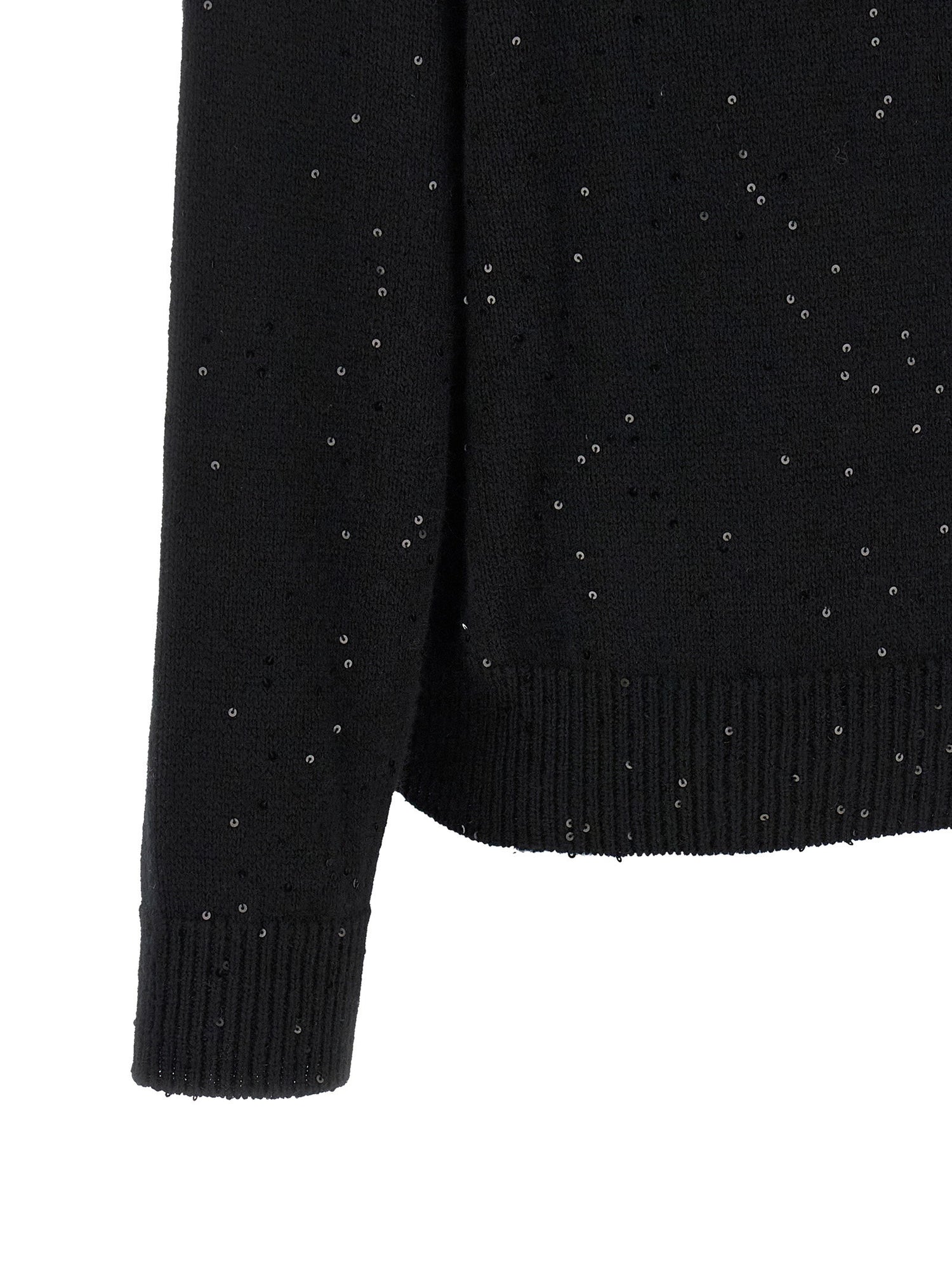 Brunello Cucinelli Diamante Sweater Black
