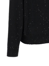 Brunello Cucinelli Diamante Sweater Black