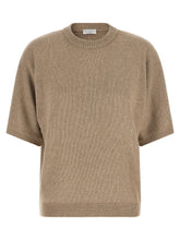 Brunello Cucinelli Diamante Sweater Beige