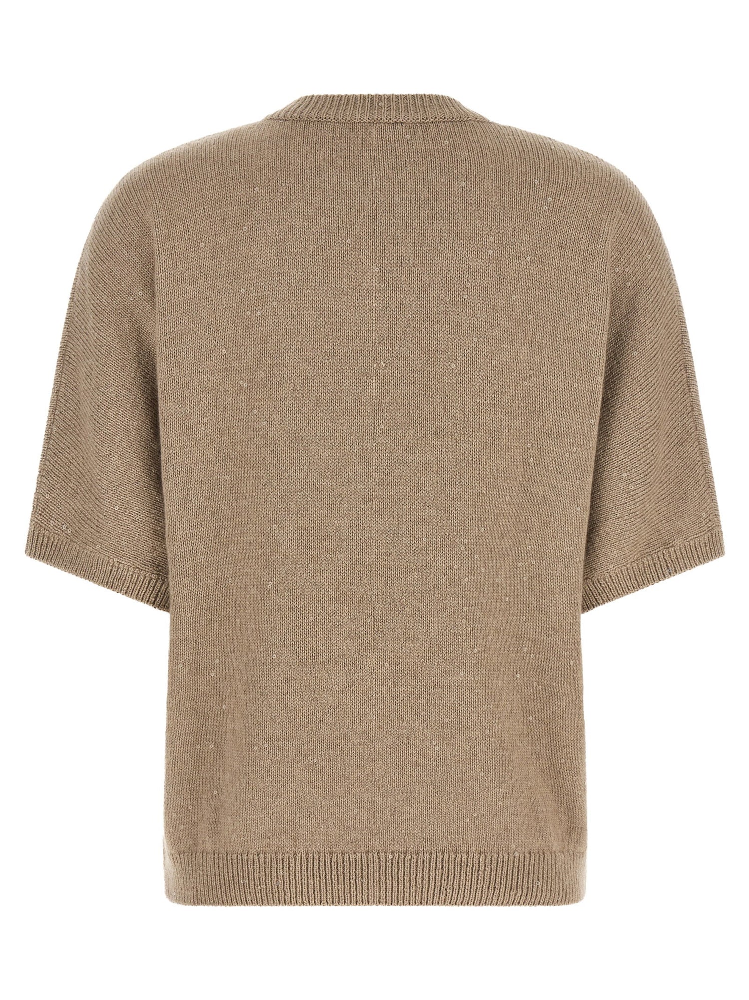 Brunello Cucinelli Diamante Sweater Beige