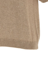 Brunello Cucinelli Diamante Sweater Beige