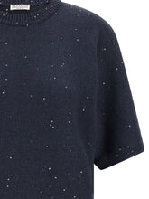 Brunello Cucinelli Diamante Sweater Blue