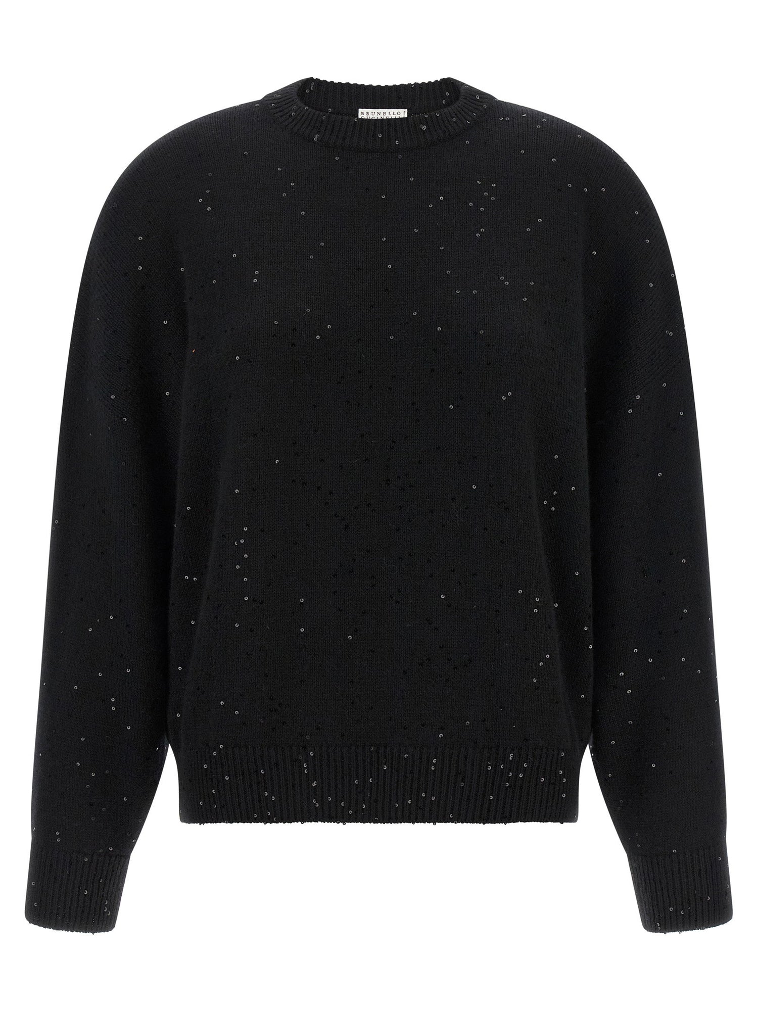 Brunello Cucinelli Diamante Sweater Black  