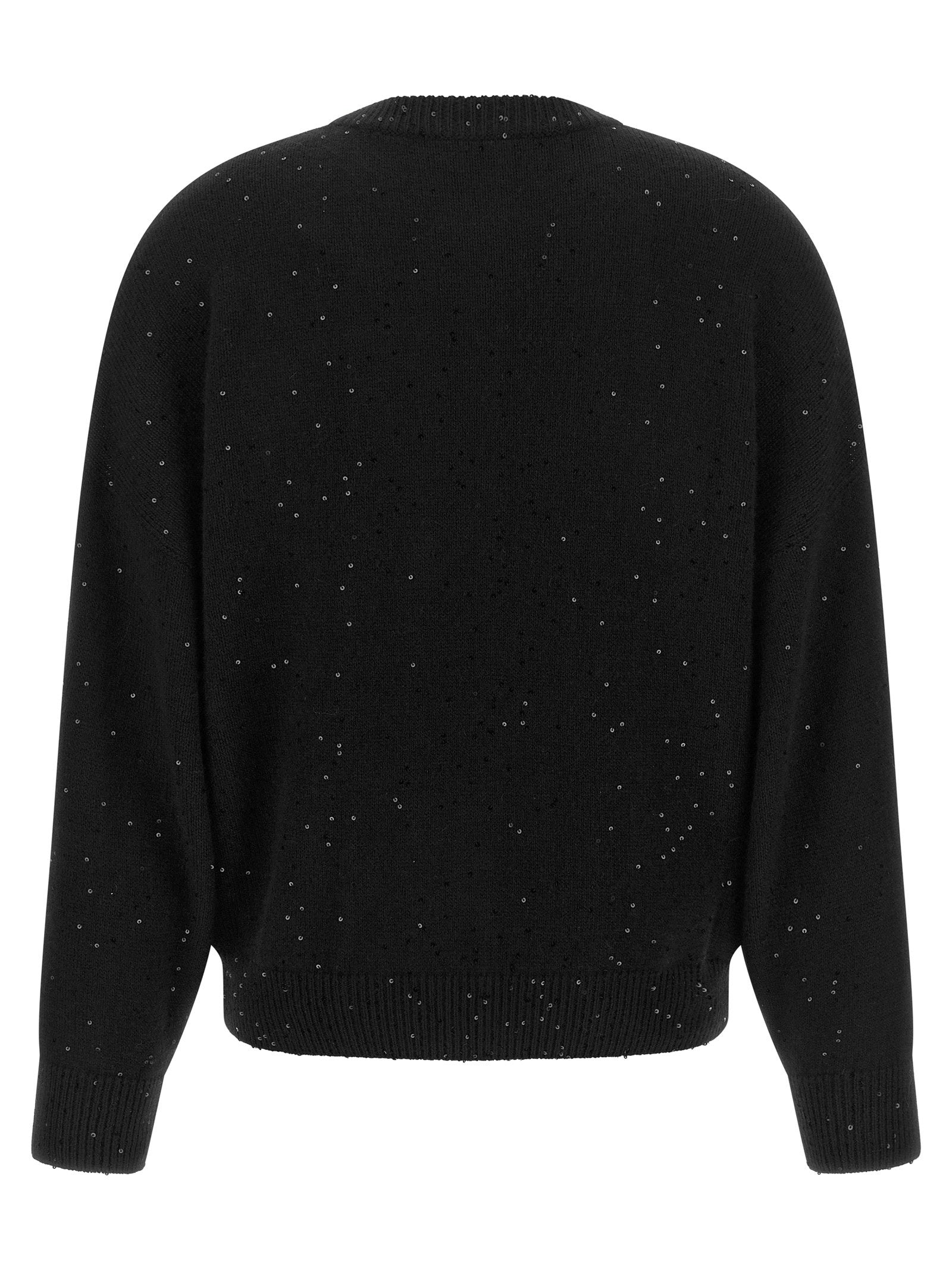 Brunello Cucinelli Diamante Sweater Black  