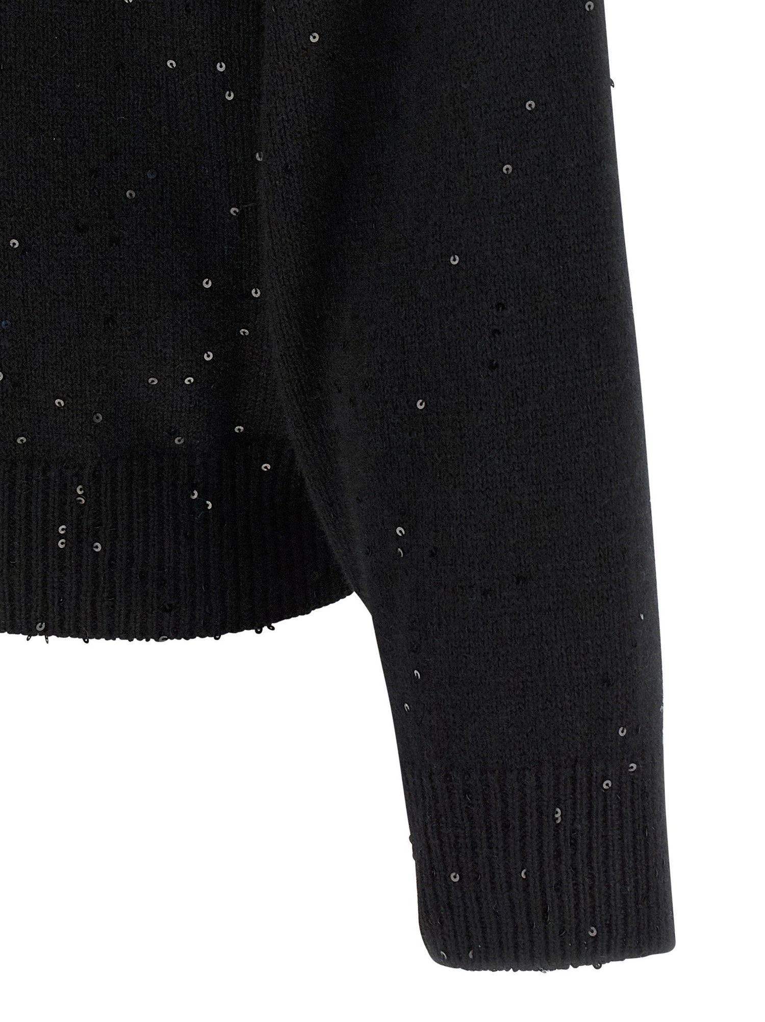Brunello Cucinelli Diamante Sweater Black  