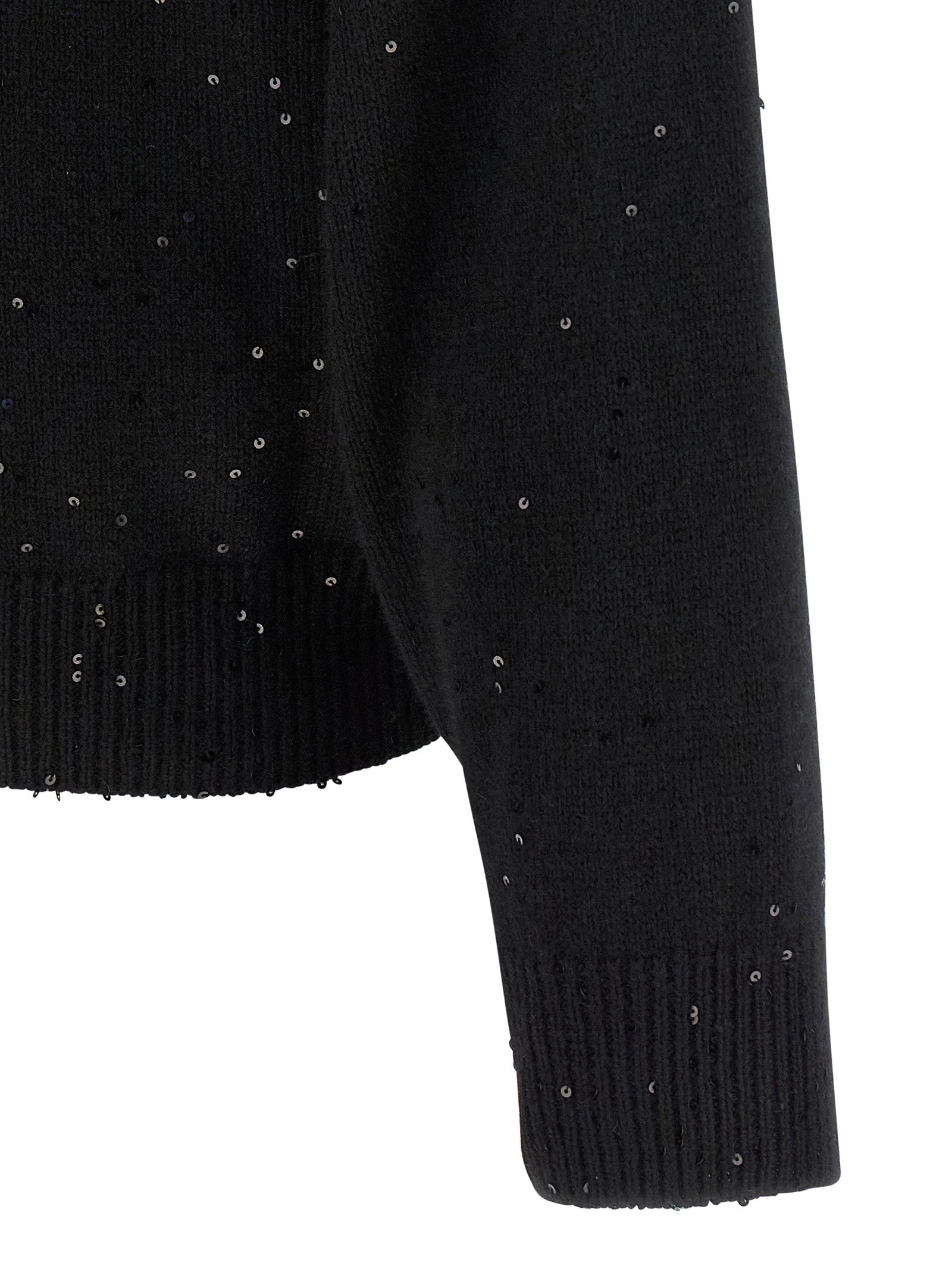 Brunello Cucinelli Diamante Sweater Black  