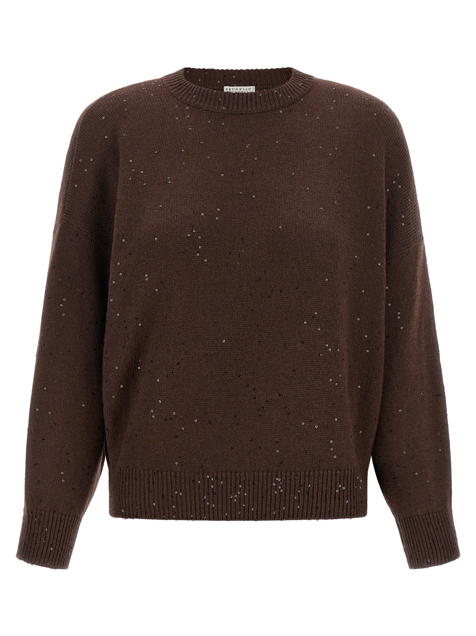 Brunello Cucinelli Diamante Sweater Brown