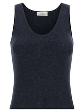 Brunello Cucinelli Sparkling Tank Top Blue