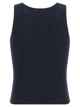 Brunello Cucinelli Sparkling Tank Top Blue