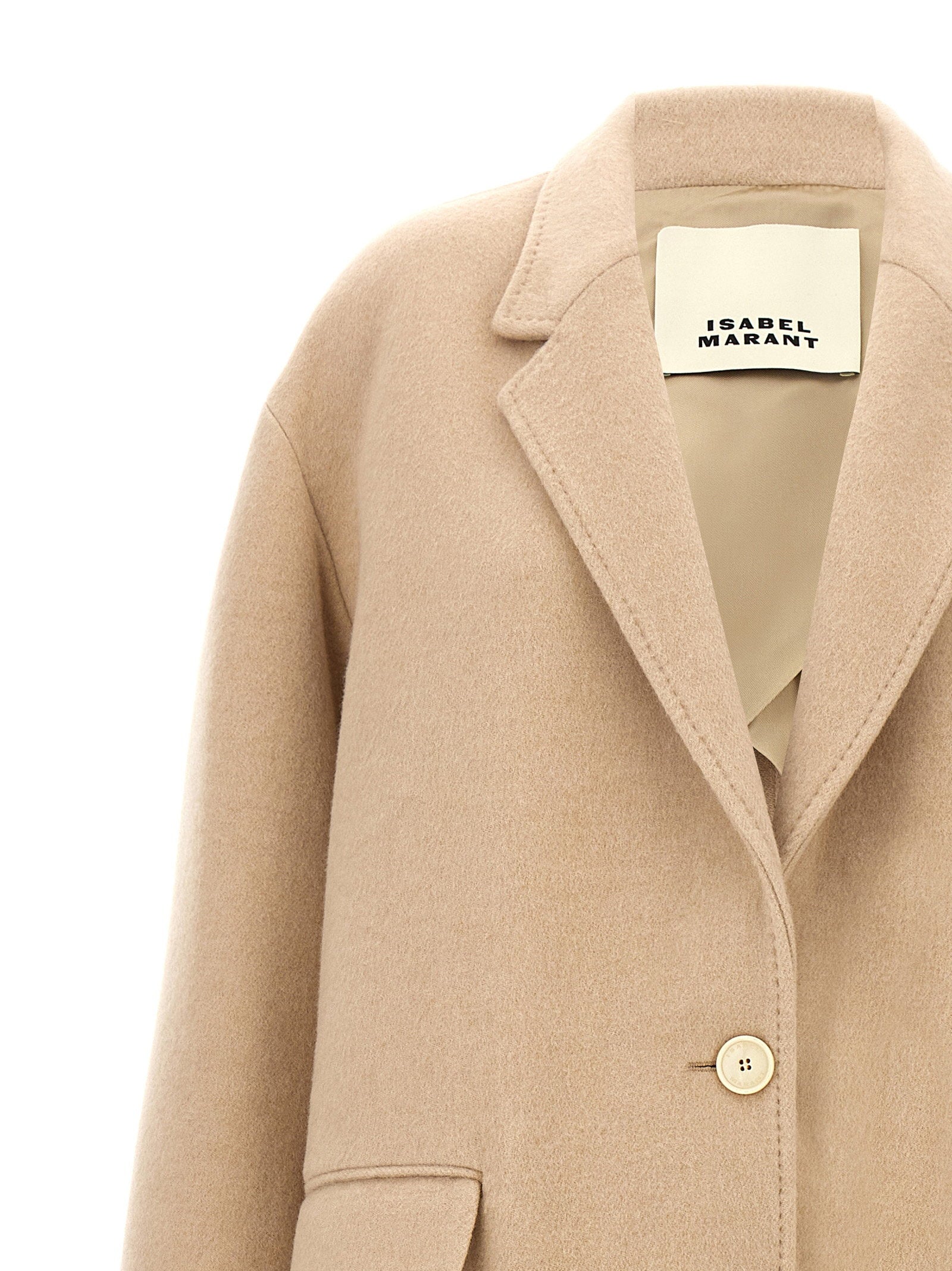 Isabel Marant Efezia Coat Beige