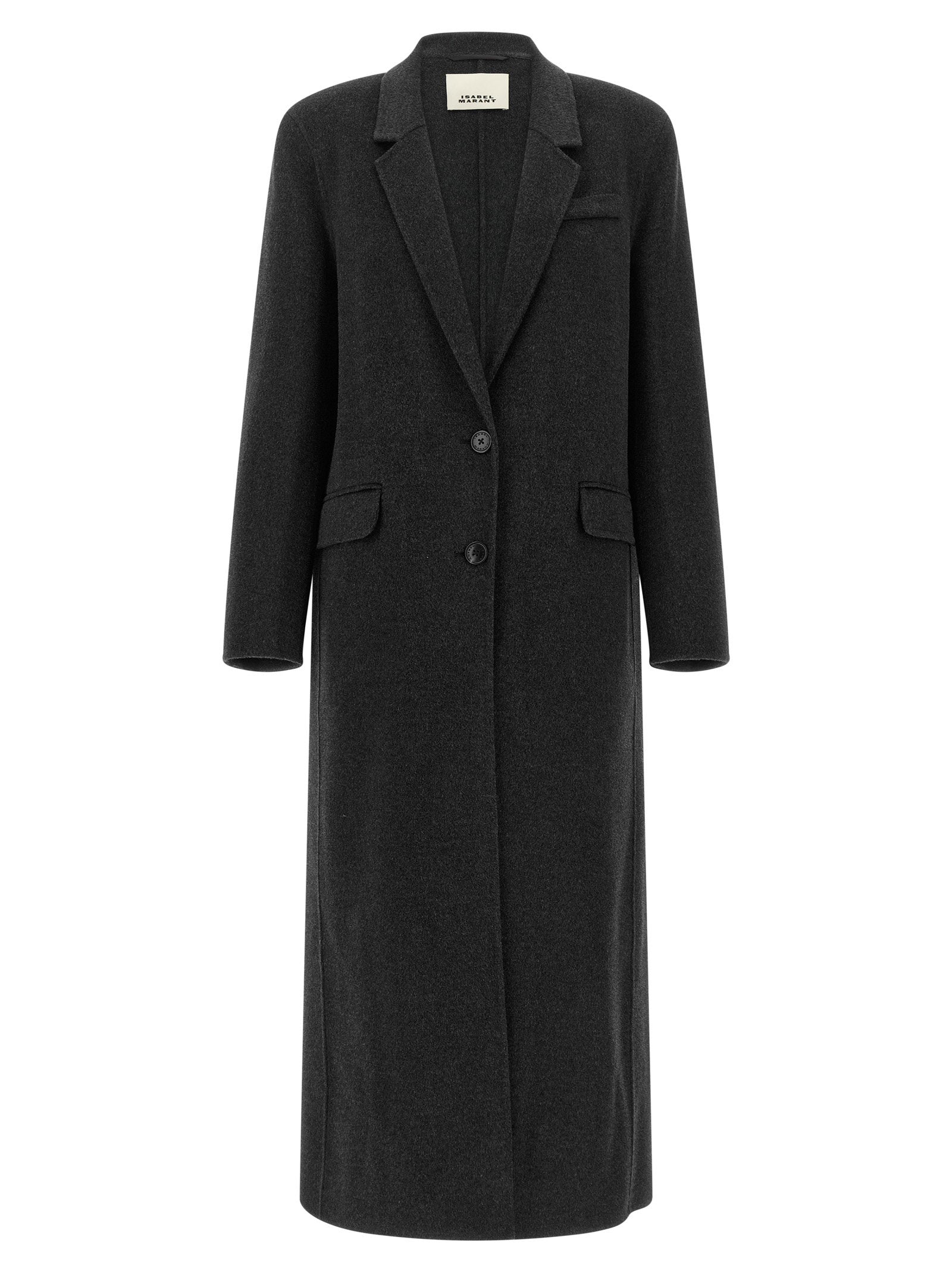 Isabel Marant Chelsea Coat Gray