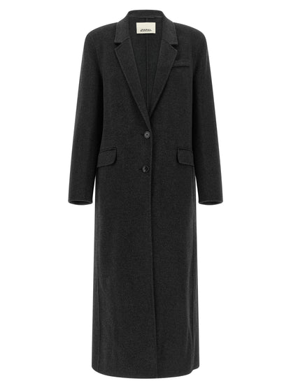 Isabel Marant Chelsea Coat Gray