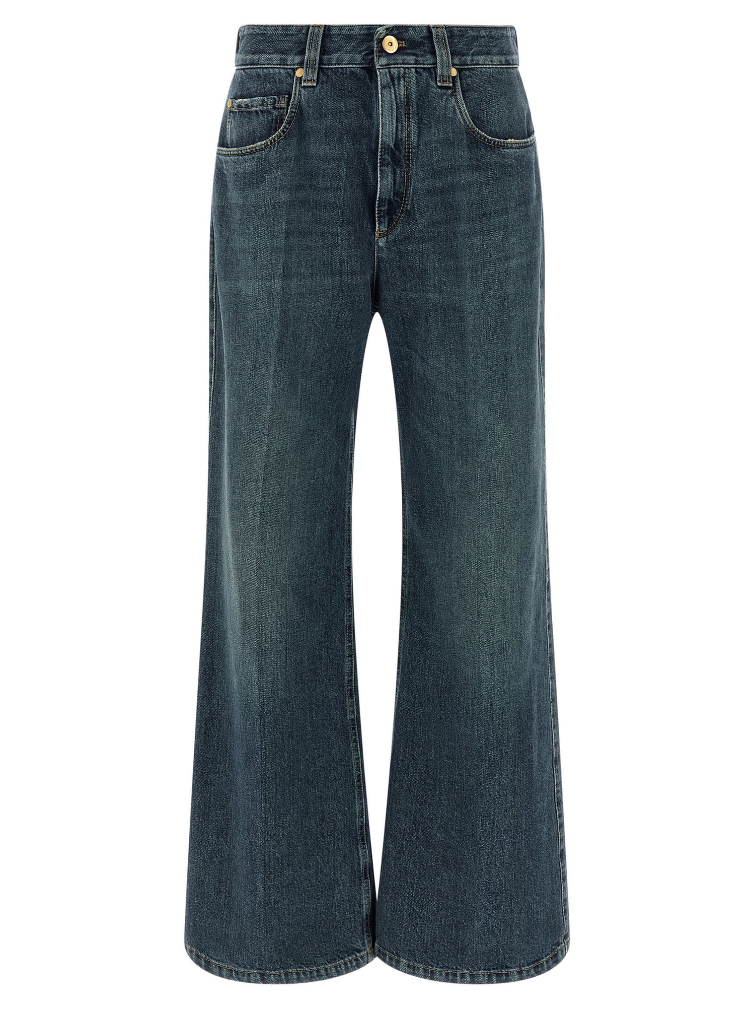 Brunello Cucinelli Contemporary Loose Jeans Blue