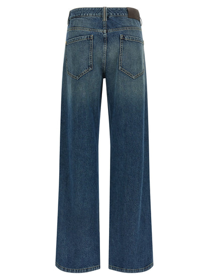 Brunello Cucinelli Stonewashed Denim Jeans Blue