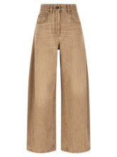 Brunello Cucinelli Wide Jeans Beige