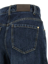 Brunello Cucinelli Wide Barrel Full Lenght Jeans Blue