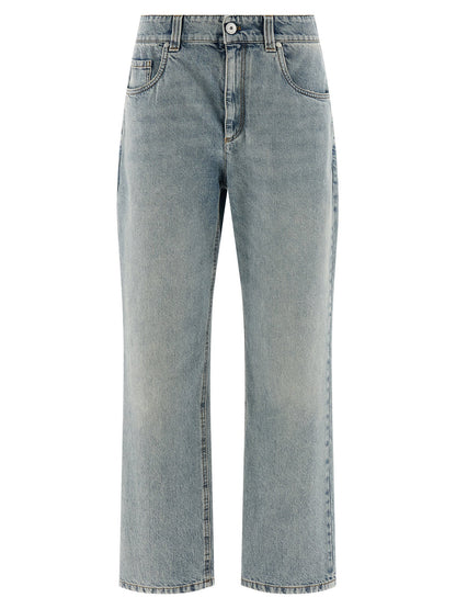 Brunello Cucinelli Retro Jeans Light Blue