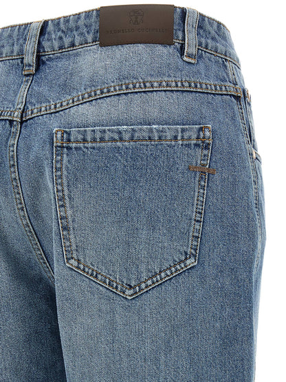 Brunello Cucinelli The Straight Leg Jeans Blue