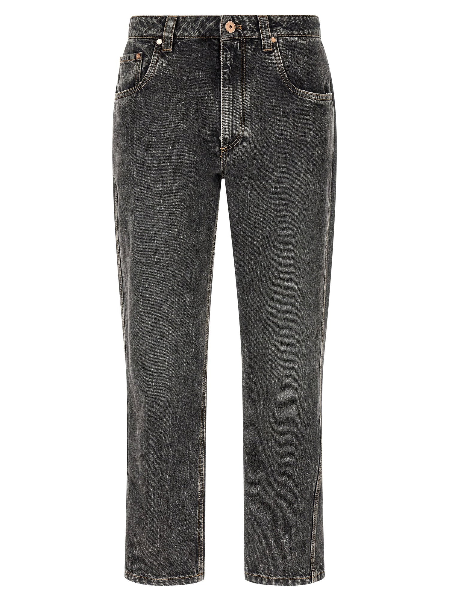 Brunello Cucinelli Monile Jeans Gray