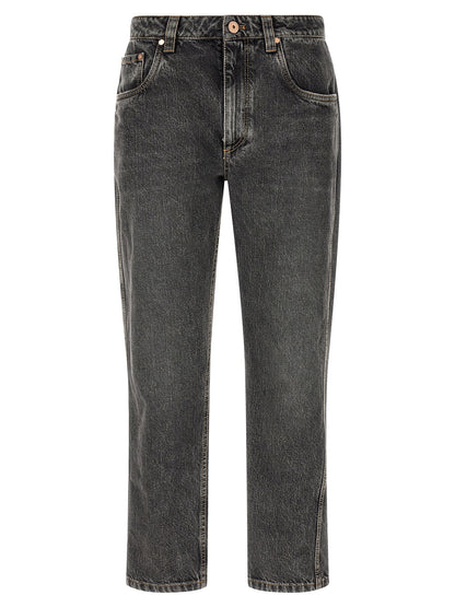 Brunello Cucinelli Monile Jeans Gray