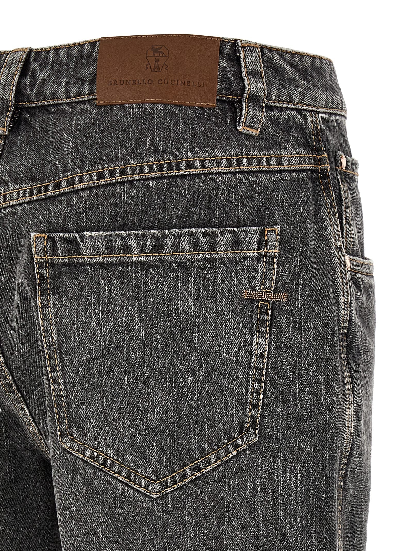 Brunello Cucinelli Monile Jeans Gray
