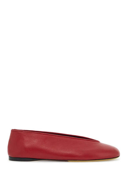 Moschino Jil Sander Duck ballerinas red