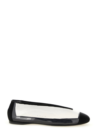 Moschino Pvc Ballet Flats Black