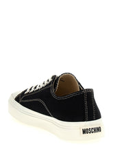 Moschino Canvas Sneakers Black