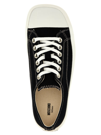 Moschino Canvas Sneakers Black