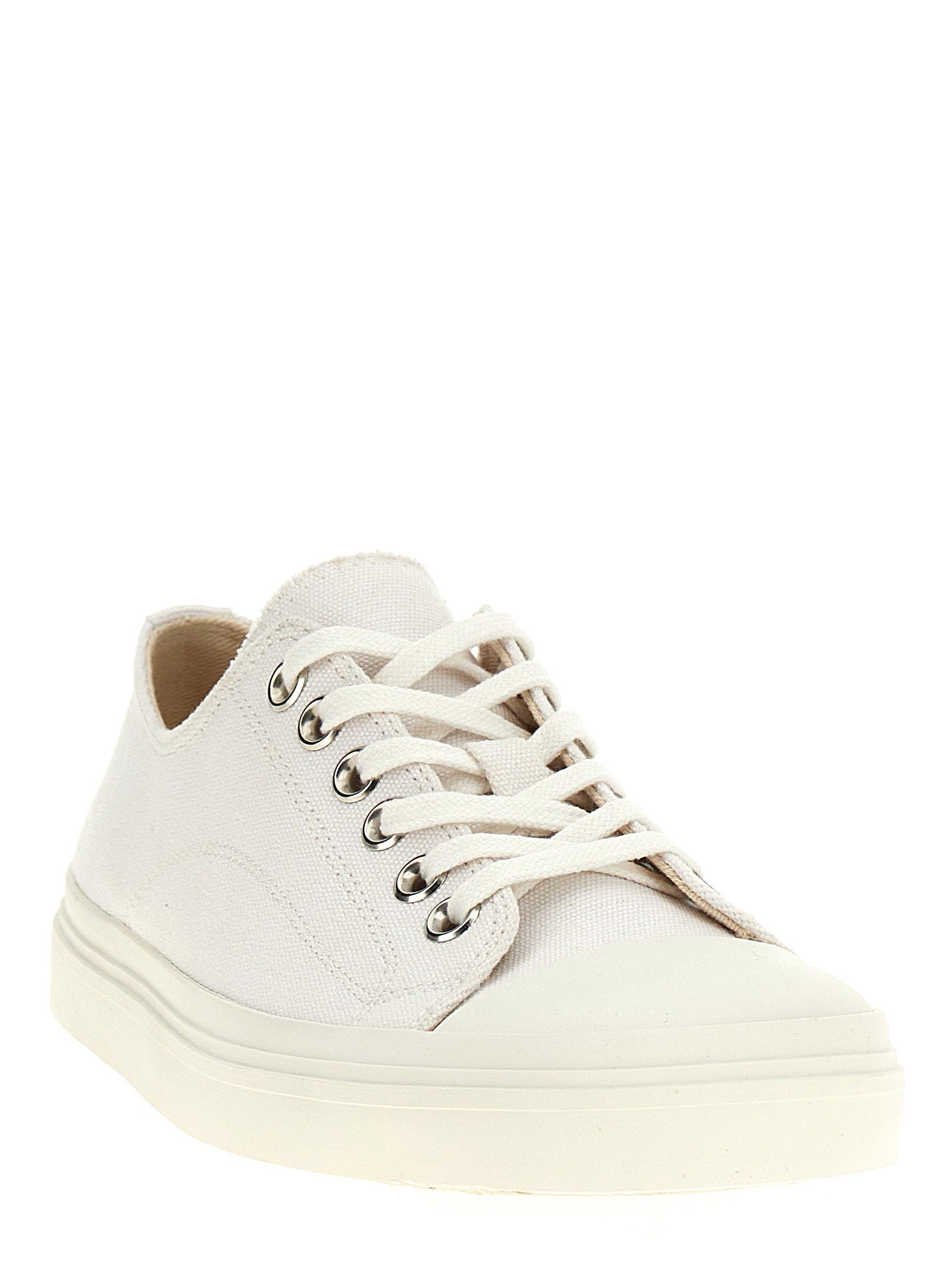 Moschino Canvas Sneakers White