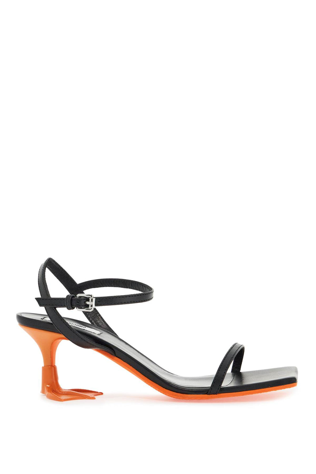 Moschino duck sandals black