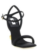 Moschino Satin Sandals Black
