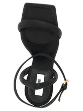Moschino Satin Sandals Black