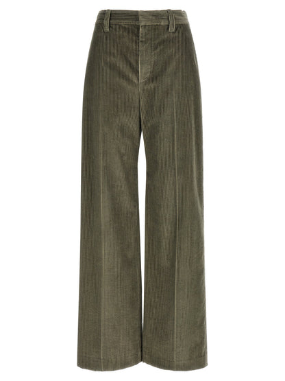 Brunello Cucinelli Corduroy Trousers Green