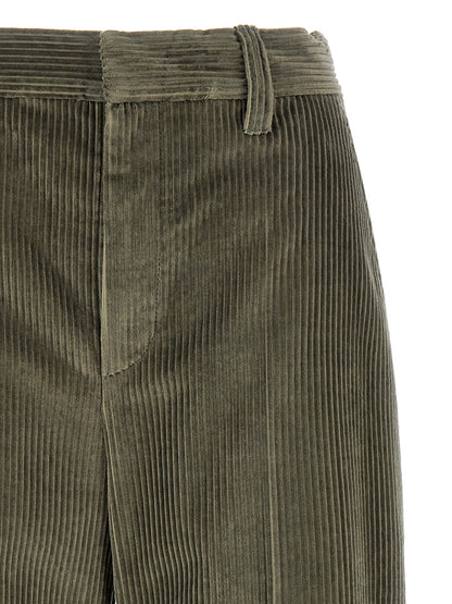 Brunello Cucinelli Corduroy Trousers Green