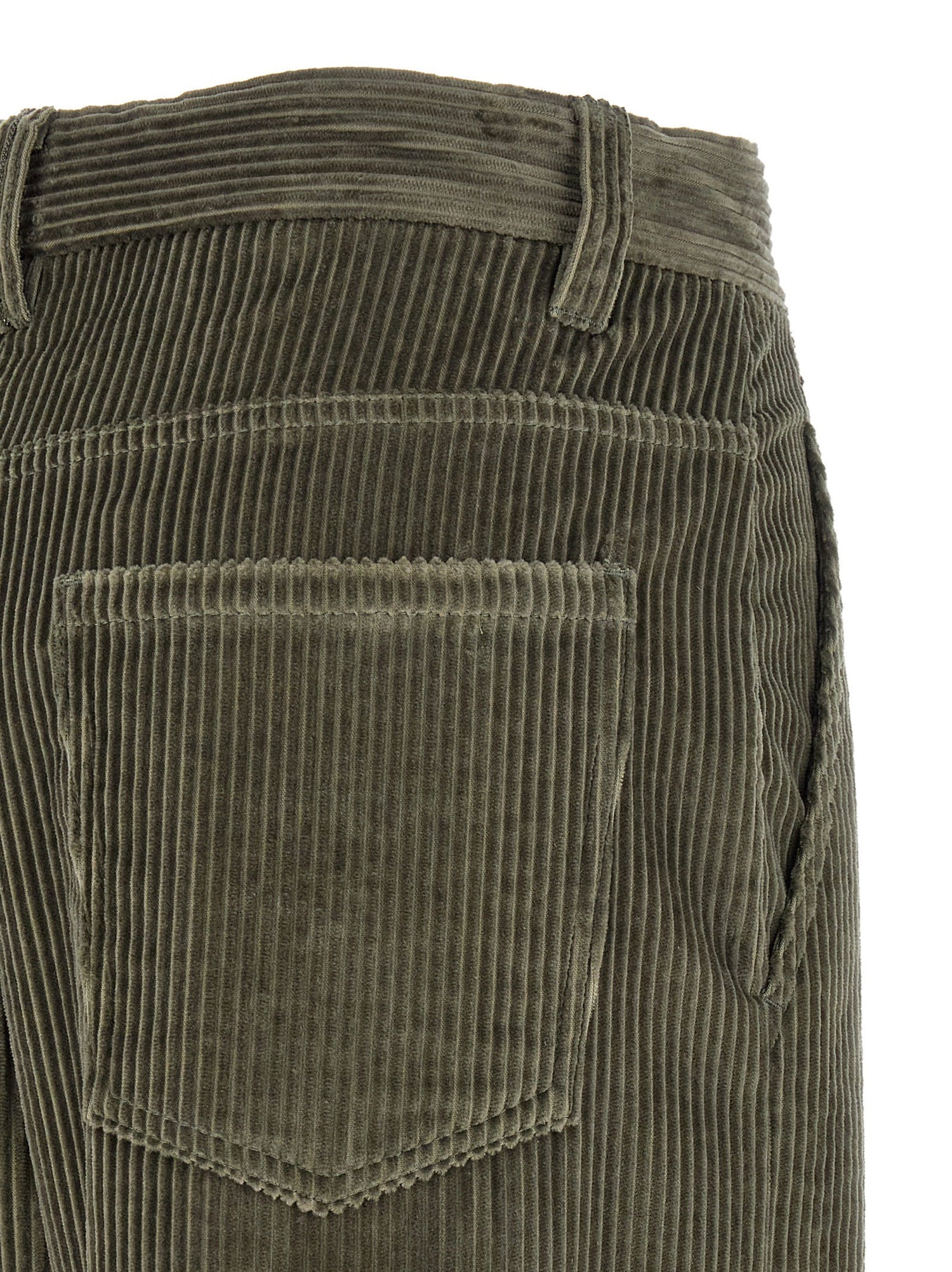Brunello Cucinelli Corduroy Trousers Green