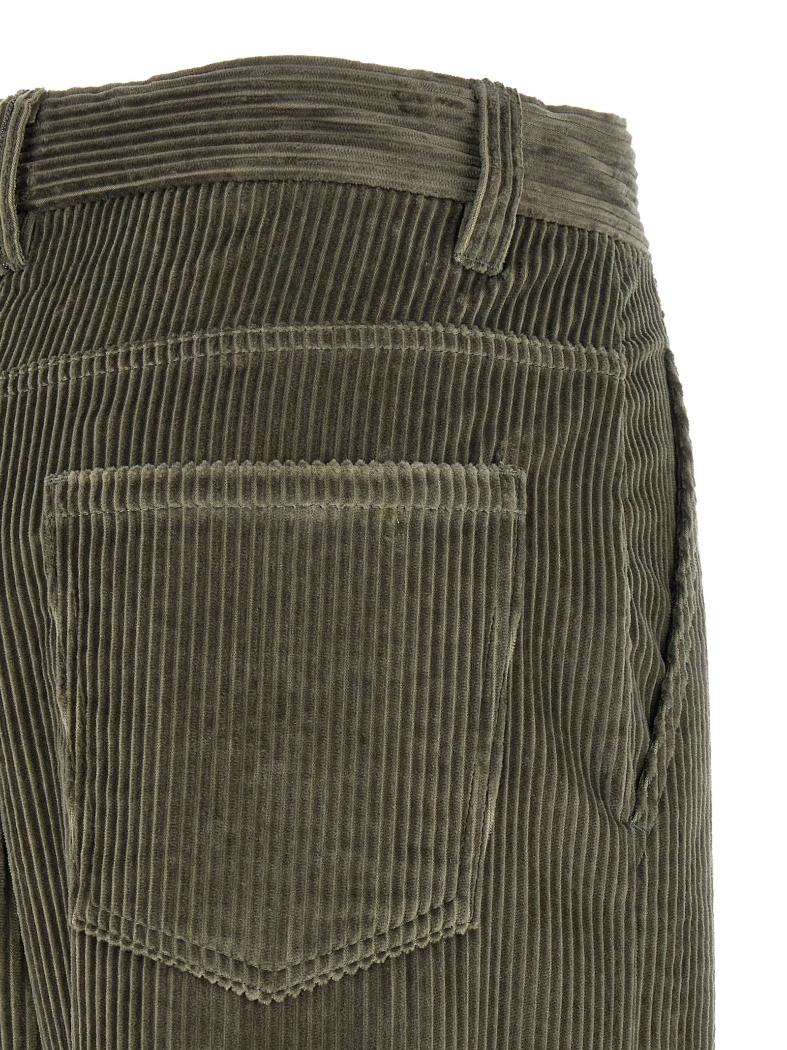 Brunello Cucinelli Corduroy Trousers Green