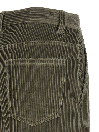 Brunello Cucinelli Corduroy Trousers Green