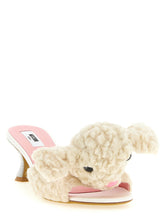 Moschino Sheep Mules White