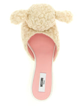 Moschino Sheep Mules White