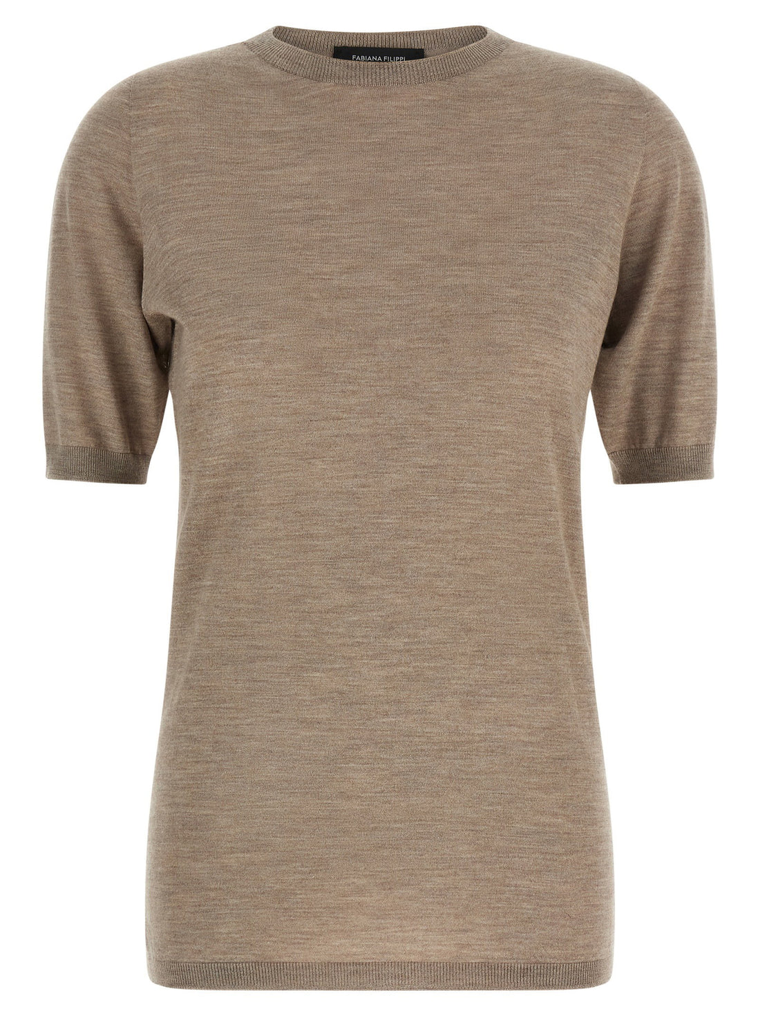Fabiana Filippi Cashmere And Silk Sweater Beige