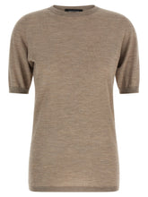 Fabiana Filippi Cashmere And Silk Sweater Beige