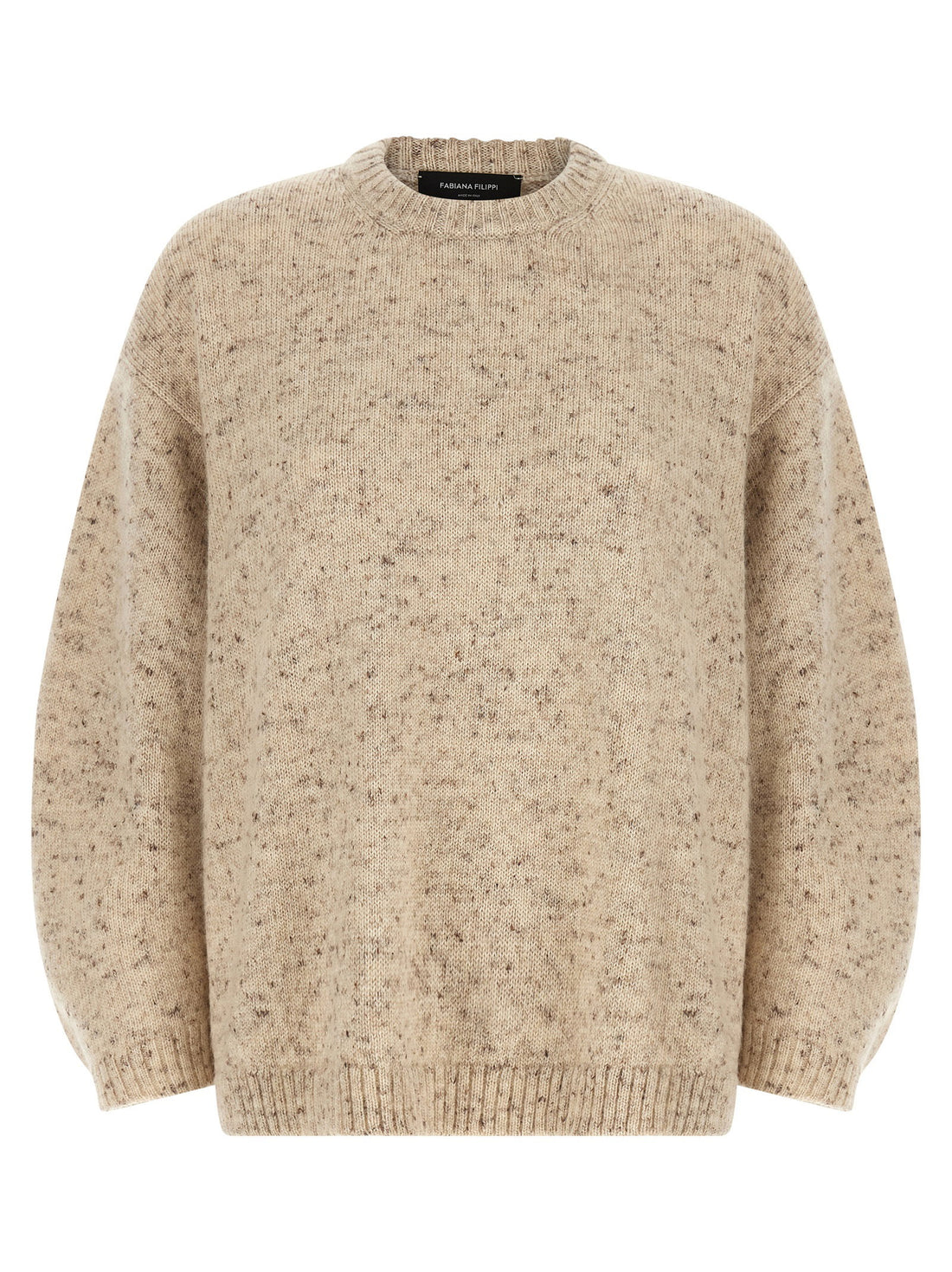 Fabiana Filippi Melange Wool Sweater Pink